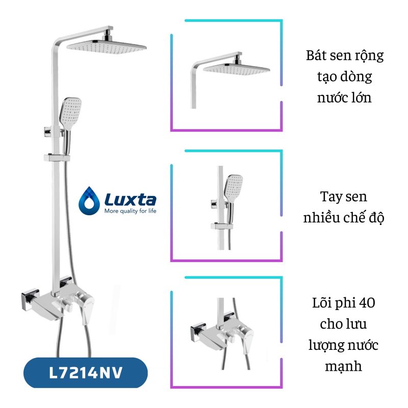 Sen tắm đứng nóng lạnh Luxta L7214NV 