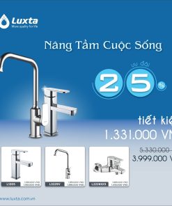 KHÁM PHÁ COMBO "NÂNG TẦM CUỘC SỐNG” Bước ngoặt mới cho không gian phòng tắm và bếp của bạn!