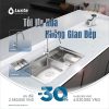 COMBO TỐI ƯU HÓA KHÔNG GIAN BẾP Cùng Luxta chinh phục không gian bếp