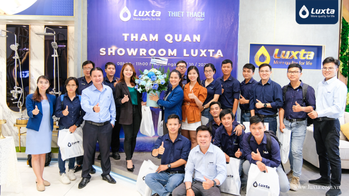 SỰ KIỆN “THAM QUAN SHOWROOM LUXTA” THIẾT BỊ VỆ SINH LUXTA - THIẾT THẠCH GROUP